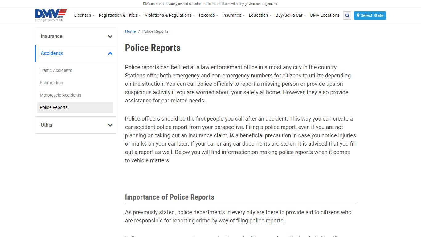 How To Obtain A Police Report | DMV.com